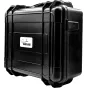 Durable PMI Protective Hardcase for Pro Kit with secure straps and 'Smoke GENIE' label, ideal for transporting photography and smoke machine equipment.