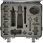 PMI Protective Hardcase for Pro Kit with custom foam inserts for secure storage of professional equipment including photography gear and smoke machines