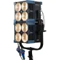 NANLUX Dual-Head Yoke for Matrix 2500C with synchronized tilt control and EXT cable for dual light mounting