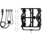 NANLUX Four-light Frame for Matrix 2500B/C with power distribution cable and EXT port cables, modular design for synchronized lighting control