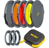 NiSi JetMag Pro 49 Monochrome Kit ar oranžiem, sarkaniem un dzelteniem filtru, adapteriem un melnu pārvadāšanas somu melnbaltai fotografijaiNiSi JetMag Pro 49 Monochrome Kit ar oranžiem, sarkaniem un dzelteniem filtru, adapteriem un melnu pārvadāšanas somu melnbaltai fotografijai