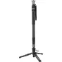 SIRUI Monopods SVM-145P ar pedāļu ātrai augstuma regulēšanai un modulārai izmantošanai kā monopods, statīvs vai monopods ar kājām