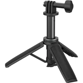 SmallRig 6148 Selfie Stick Support - Kompakts 2-in-1 statīvs akciju kamerām ar izvelkamu kātu un ātri izvēršamu bāzi