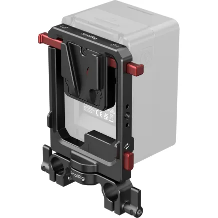 SmallRig 6273 Rotatable V-Mount Battery Plate with Dual V-Locks and 15mm Dual Rod Clamp