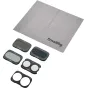 SmallRig 6476 Split Filter Kit for DJI Osmo Pocket 4P with ND16, ND64, ND256, CPL filters, base, and cleaning cloth for precise light control and reduced reflections