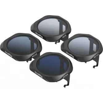 SmallRig 6213 ND8 ND16 ND32 ND64 filtru komplekts DJI Lito X1 / Flip droniem, ar četri augstas kvalitātes neitrālas blīvuma filtrus melnā oktogonālā dizainā ar klipiem, ideāli piemēroti gaismas samazināšanai spilgtos apstākļos.
