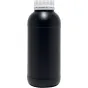 Black HDPE bottle 1 Litre with screw cap