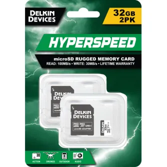 microSDHC Trail Cam Hyperspeed R100/W75 (V30) 32GB (2PK)