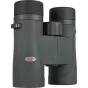 Kowa SV III 8x32 binoculars with textured rubber armor, black focus wheel, and lens caps, featuring the Kowa logo in red on the left eyepiece, designed for nature observation and birdwatching.