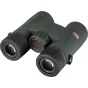 Бинокль Kowa SV III 10x32 с черным резиновым покрытием, текстурированным фокусировочным колесом с надписью 'SV III 32-10', красным логотипом 'Kowa' на регулировочном кольце и спецификацией 'Field 6.7°'. На правом окуляре располо