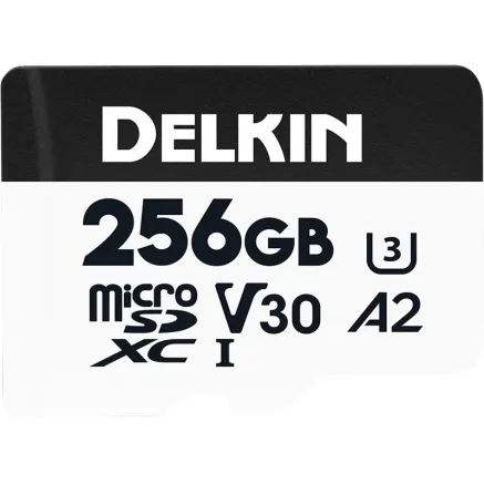 Delkin microSDXC Trail Cam Hyperspeed R195/W160 (V30) 256GB