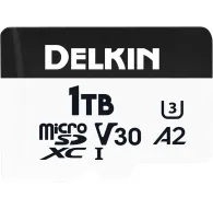 Delkin 1TB microSDXC Trail Cam Hyperspeed R195/W160 V30 atmiņas karte ar U3 vērtējumu un A2 veiktspējas klasiDelkin 1TB microSDXC Trail Cam Hyperspeed R195/W160 V30 atmiņas karte ar U3 vērtējumu un A2 veiktspējas klasi