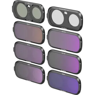 Фильтр набор SmallRig 6687 для Insta360 Luna Ultra с CPL, ND8-ND256 фильтрами и держателями Black Mist 1/4