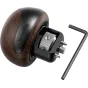 SmallRig 5926 Mini Wooden Side Handle with 1/4-20 Locating Screw, featuring an ergonomic grip and 15kg load capacity.