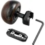 Боковой хендл SmallRig 5927 HawkLock H21 с текстурированным деревянным grip, черным алюминиевым внутренним корпусом и отсоединяемым ключом для крепления к камерному корпусу.