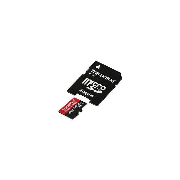 Atmiņas kartes - Transcend SDHC/SDXC UHS-I 64GB micro SD atmiņas karte 400x ar SD adapteri class 10 - ātri pasūtīt no ražotāja
