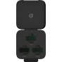 PolarPro Insta360 Luna Ultra Shutter Collection magnetic ND filter case with three filters (ND8, ND32, ND128) securely mounted, featuring the PolarPro logo and an organized layout.