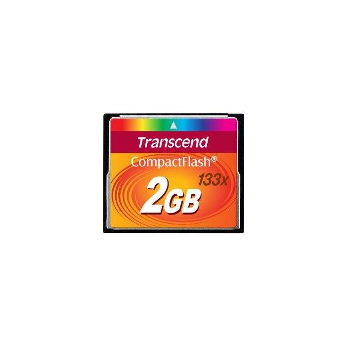 Карты памяти - TRANSCEND CF 133X MLC R50/W20 2GB TS2GCF133 - купить сегодня в магазине и с доставкой