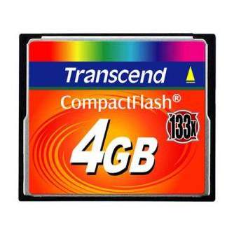 Memory Cards - TRANSCEND CF 133X MLC R50/W20 4GB TS4GCF133 - quick order from manufacturer