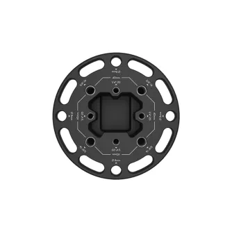 DJI Ronin 2 Universālais montējums SP28 - precīzi izstrādāta montāžas plāksne ar regulējamiem caurumiem un grādu atzīmēm drošai gimbala uzstādīšanai profesionālajos rigos
