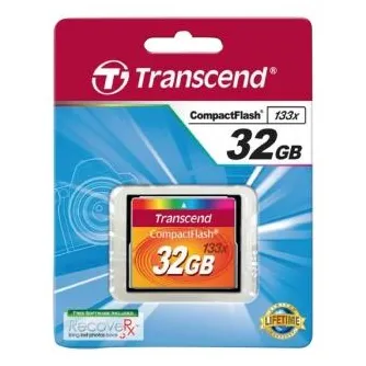 Memory Cards - TRANSCEND CF 133X 32GB - quick order from manufacturer