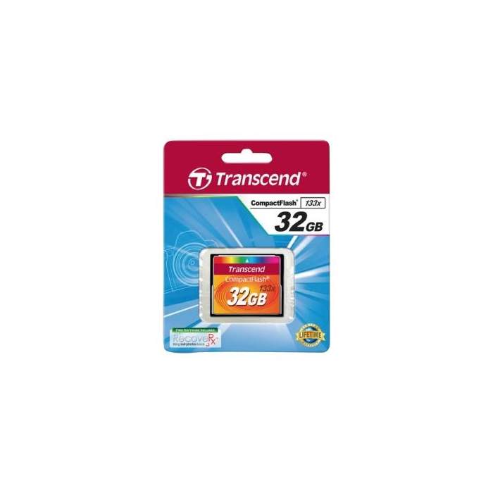 Memory Cards - TRANSCEND CF 133X 32GB - quick order from manufacturer