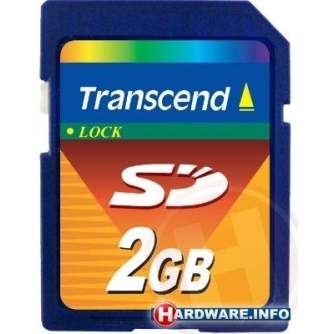 Карты памяти - TRANSCEND 2GB SECURE DIGITAL SD 45X (STANDARD) - быстрый заказ от производителя