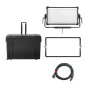 Aputure Nova II 2x1 Hard Rolling Case Kit ar LED paneli, difuzoru un piederumiem