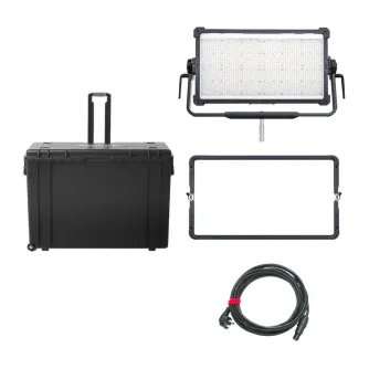 Aputure Nova II 2x1 Hard Rolling Case Kit ar LED paneli, difuzoru un piederumiem