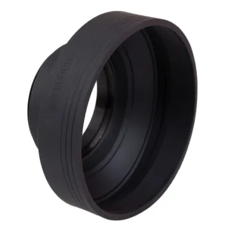 Caruba Rubber Sun Hood 3in1 77mm - Регулируемый резиновый капюшон для объективов 77 мм, уменьшает блики и защищает передний элемент.