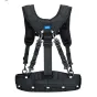 JJC GB PRO1 Photography Belt & Harness System - Ergonomic vest-style harness with adjustable belt, reflective stripes, and D-rings for lens pouches and accessories.