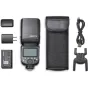 Godox Speedlite V860III Nikon zibspuldze ar X2 pārvaldītāju, akumulatora bloku, USB Type-C kabeli un somu