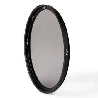 URTH 40.5 mm ND4 (2 Stop) lēnss filtrs ar plānu melnu malu, premium Vācijas stiklu un modernu nano pārklājumu, lai samazinātu gaismu un radītu radošu dziļuma efektu.
