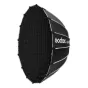 Godox honeycomb grid for QR P90T softbox, black honeycomb fabric with white label, reduces light spill for directional lighting.