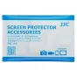 Упаковка JJC LAR XT5 Фильмовый Защитный Экран с синими границами, с иконками для камеры, смартфона и планшета. Этикетка содержит 'АКСЕССУАРЫ ДЛЯ ЗАЩИТЫ ЭКРАНА' на нескольких языках, а также QR-код и символы 'ИСПОЛЬЗОВАТЬ С'. Упа
