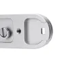 JJC HG XT50 silver camera hand grip made of aluminum alloy, featuring a screw, threaded 1/4"-20 hole, and battery access opening.
