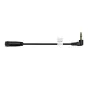 JJC CABLE TRS25T35 Converter Cable - 3.5mm to 2.5mm Remote Control Adapter for Cameras