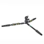 3 Legged Thing Punks Brian 2.0 Tripods ar AirHed Neo 2.0 - viegls oglekļa šķiedras statīvs ar regulējamiem kājām, kamuflāžas akcentiem un AirHed bumbu galvu fotogrāfijai un videogrāfijai