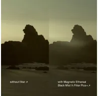 55mm Magnetic Ethereal Black Mist Lens Filter Plus+ for cinematic soft focus effects55mm Magnetic Ethereal Black Mist Lens Filter Plus+ for cinematic soft focus effects