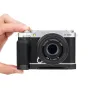 JJC HG XM5 Black Camera Hand Grip for Fuji X M5 - Текстурированная силиконовая поверхность, металлический корпус, большое отверстие для доступа к аккумулятору и карте памяти, плита Arca Swiss с быстрой фиксацией и соединители шт