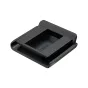 JJC HC NKZ hot shoe cover for Nikon, a black ABS protective piece that shields hot shoe contacts and metal edges from scratches, dust, and moisture, featuring a recessed square opening and a subtle brand imprint.