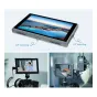 Feelworld FW759 PRO 7" HDMI монитор с 1/4" монтажными отверстиями, смонтированный на камере с 4K передатчиком, подчеркивающий компактный дизайн и профессиональные возможности мониторинга.