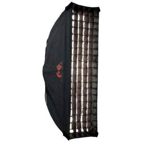 Softboxes - Falcon Eyes Softbox 40x180 cm + Honeycomb Grid FER-SB40180HC - quick order from manufacturer