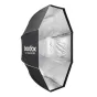 Godox UL BOX Octa 180 Multifunctional Softbox with adjustable panels and reflective interior for professional photography lighting