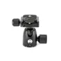 3 Legged Thing Airhed Mini Arca QR Ballhead - Compact magnesium alloy ball head with Arca Swiss quick release, 5 kg load capacity, 360° pan knob, and twist lock clamp for lightweight cameras.