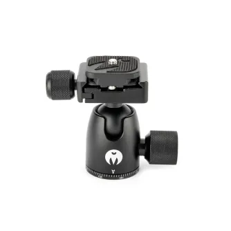 3 Legged Thing Airhed Mini Arca QR Ballhead - Compact magnesium alloy ball head with Arca Swiss quick release, 5 kg load capacity, 360° pan knob, and twist lock clamp for lightweight cameras.