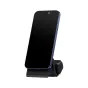 JJC MSG IP Black Magnetic Phone Grip, установленный на штативе с запястным ремешком для надежной съемки смартфона.