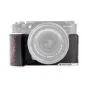 Stilīgs PGYTECH ādas kameru maciņš Fujifilm X-M5 ar precīzu piegulšanu, Itālijas ādu un alumīnija bāzi