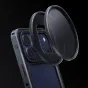 Магнитный адаптер кольца 67 мм PGYTECH ProShot для iPhone 17 Pro, надежно прикреплённый к ProShot‑корпусу, обеспечивающий быструю установку стандартных 67 мм фильтров.