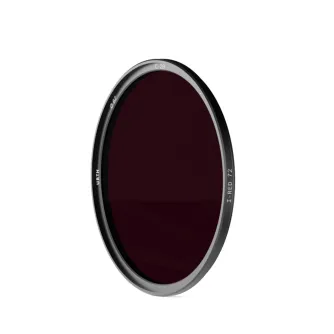 URTH 67mm Magnetic Infrared (R72) Filter Plus+ for infrared photography featuring a dark red glass center and magnetic attachment.